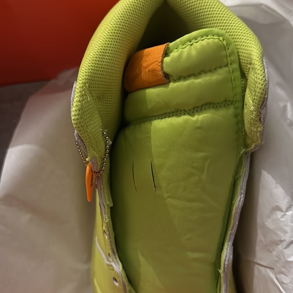 NWT: Jordan 1 Retro High Gatorade Lime color sneakers in size 14 - Picture 15 of 16